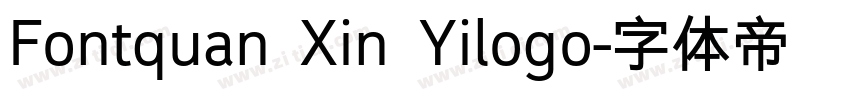 Fontquan Xin Yilogo字体转换